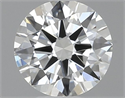 Natural Diamond 0.47 Carats, Round with Excellent Cut, G Color, VS1 Clarity and Certified by GIA