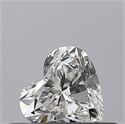 Natural Diamond 0.32 Carats, Heart with  Cut, F Color, VS1 Clarity and Certified by GIA