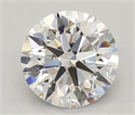 Lab Grown Diamond 4.02 Carats, Round with Excellent Cut, D Color, FL Clarity and Certified by IGI