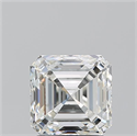 Natural Diamond 2.01 Carats, Asscher with  Cut, I Color, SI1 Clarity and Certified by GIA