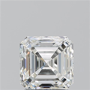 Foto Diamante Natural 2.01 quilates, Asscher , Color I, claridad SI1 y certificado GIA de