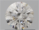 Natural Diamond 0.60 Carats, Round with Excellent Cut, H Color, SI2 Clarity and Certified by GIA