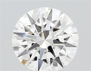 Picture of Lab Grown Diamond 4.09 Carats, Round with Ideal Cut, G Color, IF Clarity and Certified by IGI