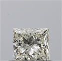 Natural Diamond 0.40 Carats, Princess with  Cut, H Color, VVS2 Clarity and Certified by IGI