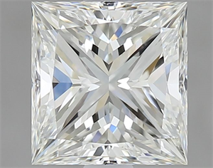 Picture of Natural Diamond 1.20 Carats, Princess with  Cut, I Color, VVS1 Clarity and Certified by GIA