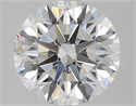 Natural Diamond 2.42 Carats, Round with Excellent Cut, F Color, VS1 Clarity and Certified by GIA