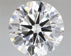 Picture of Lab Grown Diamond 7.06 Carats, Round with Ideal Cut, E Color, VVS2 Clarity and Certified by IGI