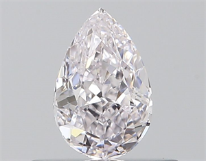 Picture of Natural Diamond 0.43 Carats, Pear with  Cut, E Color, VVS1 Clarity and Certified by GIA
