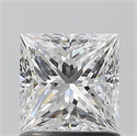 Diamante Natural 1.01 quilates, Princesa , Color E, claridad VS2 y certificado GIA