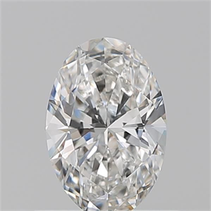 Picture of Natural Diamond 0.54 Carats, Oval with  Cut, F Color, VVS1 Clarity and Certified by GIA