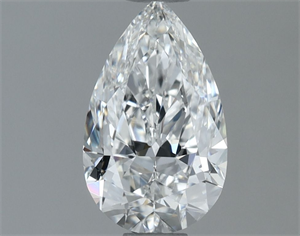 Picture of Natural Diamond 0.90 Carats, Pear with  Cut, F Color, VS1 Clarity and Certified by GIA
