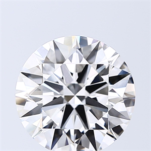 Picture of Lab Grown Diamond 3.21 Carats, Round with Ideal Cut, G Color, VVS2 Clarity and Certified by IGI