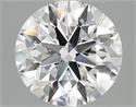 Lab Grown Diamond 2.53 Carats, Round with Excellent Cut, E Color, VVS2 Clarity and Certified by IGI