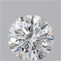 Natural Diamond 0.72 Carats, Round with Excellent Cut, E Color, VVS1 Clarity and Certified by GIA