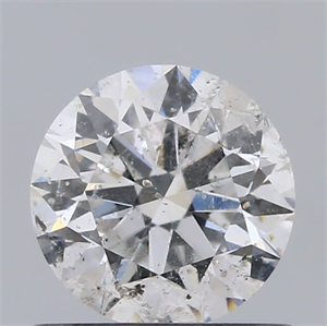 Picture of Natural Diamond 0.70 Carats, Round with Very Good Cut, E Color, I2 Clarity and Certified by GIA