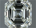 Natural Diamond 1.00 Carats, Asscher with  Cut, J Color, VVS2 Clarity and Certified by IGI