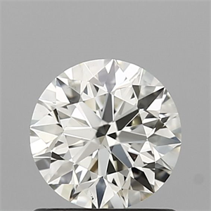 Picture of Natural Diamond 0.77 Carats, Round with Excellent Cut, J Color, VS2 Clarity and Certified by IGI