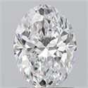 Natural Diamond 1.01 Carats, Oval with  Cut, D Color, VS1 Clarity and Certified by GIA