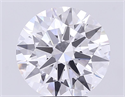 Lab Grown Diamond 4.65 Carats, Round with Excellent Cut, D Color, VVS2 Clarity and Certified by GIA