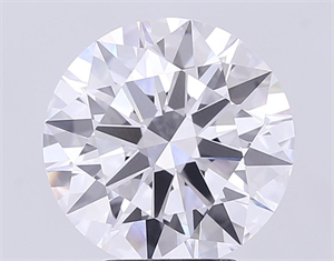 Picture of Lab Grown Diamond 4.65 Carats, Round with Excellent Cut, D Color, VVS2 Clarity and Certified by GIA