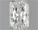 Natural Diamond 0.71 Carats, Radiant with  Cut, G Color, VS2 Clarity and Certified by GIA