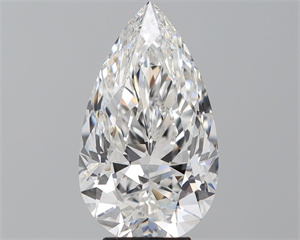 Foto Diamante Natural 5.12 quilates, De pera , Color F, claridad VS2 y certificado GIA de