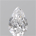 Diamante Natural 0.73 quilates, De pera , Color D, claridad VS1 y certificado GIA