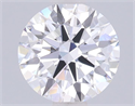 Lab Grown Diamond 1.10 Carats, Round with Ideal Cut, D Color, VVS2 Clarity and Certified by IGI