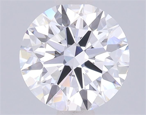 Picture of Lab Grown Diamond 1.10 Carats, Round with Ideal Cut, D Color, VVS2 Clarity and Certified by IGI