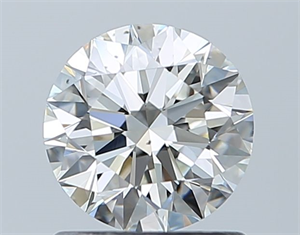Picture of Natural Diamond 0.90 Carats, Round with Excellent Cut, I Color, SI2 Clarity and Certified by GIA