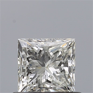 Picture of Natural Diamond 0.55 Carats, Princess with  Cut, H Color, VVS1 Clarity and Certified by IGI