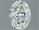 Diamante Natural 0.50 quilates, Ovalado , Color H, claridad IF y certificado IGI