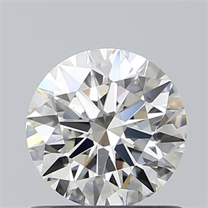 Picture of Natural Diamond 0.72 Carats, Round with Excellent Cut, I Color, VS2 Clarity and Certified by GIA