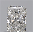 Natural Diamond 0.40 Carats, Radiant with  Cut, F Color, VVS2 Clarity and Certified by GIA