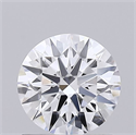 Lab Grown Diamond 0.74 Carats, Round with Ideal Cut, D Color, VVS1 Clarity and Certified by IGI