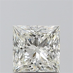 Picture of Natural Diamond 1.01 Carats, Princess with  Cut, H Color, VVS1 Clarity and Certified by IGI