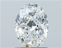 Diamante Natural 1.00 quilates, Ovalado , Color G, claridad VVS1 y certificado GIA