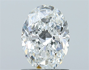 Foto Diamante Natural 1.00 quilates, Ovalado , Color G, claridad VVS1 y certificado GIA de