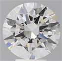 Lab Grown Diamond 5.00 Carats, Round with Excellent Cut, E Color, VS1 Clarity and Certified by IGI