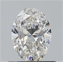 Natural Diamond 0.59 Carats, Oval with  Cut, G Color, VVS1 Clarity and Certified by GIA