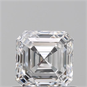 Natural Diamond 0.70 Carats, Asscher with  Cut, D Color, VVS1 Clarity and Certified by GIA