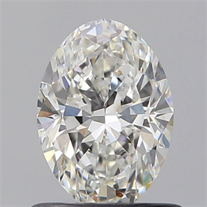 Picture of Natural Diamond 0.70 Carats, Oval with  Cut, G Color, VS2 Clarity and Certified by GIA