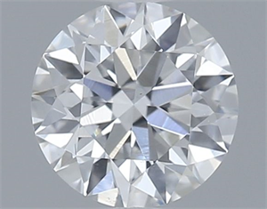Picture of Natural Diamond 0.40 Carats, Round with Excellent Cut, E Color, SI1 Clarity and Certified by GIA