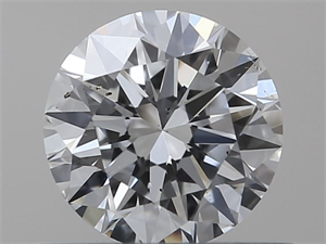 Picture of Natural Diamond 0.42 Carats, Round with Excellent Cut, E Color, SI1 Clarity and Certified by GIA