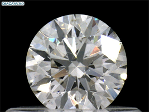 Picture of Natural Diamond 0.40 Carats, Round with Very Good Cut, I Color, VS2 Clarity and Certified by GIA