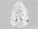 Diamante Natural 2.01 quilates, De pera , Color E, claridad SI2 y certificado IGI