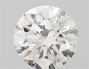 Picture of Natural Diamond 0.52 Carats, Round with Excellent Cut, H Color, VVS1 Clarity and Certified by GIA