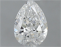 Natural Diamond 0.30 Carats, Pear with  Cut, E Color, VS2 Clarity and Certified by GIA