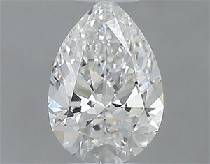 Picture of Natural Diamond 0.30 Carats, Pear with  Cut, E Color, VS2 Clarity and Certified by GIA