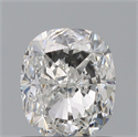 Natural Diamond 1.00 Carats, Cushion with  Cut, F Color, SI2 Clarity and Certified by IGI